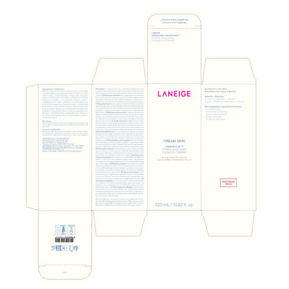 LANEIGE Cream Skin Refillable Toner & Moisturizer | Achieve soft, plump, and deeply moisturized skin with every use.