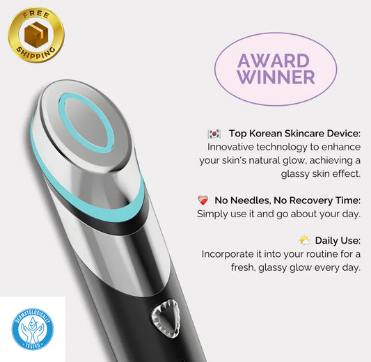 GlowGlass Booster Facial Light Therapy Wand