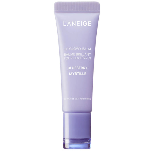 LANEIGE Lip Glowy Balm Hydrate, Glossy, Lightweight, Moisturize & Tint with Shea Butter Blueberry